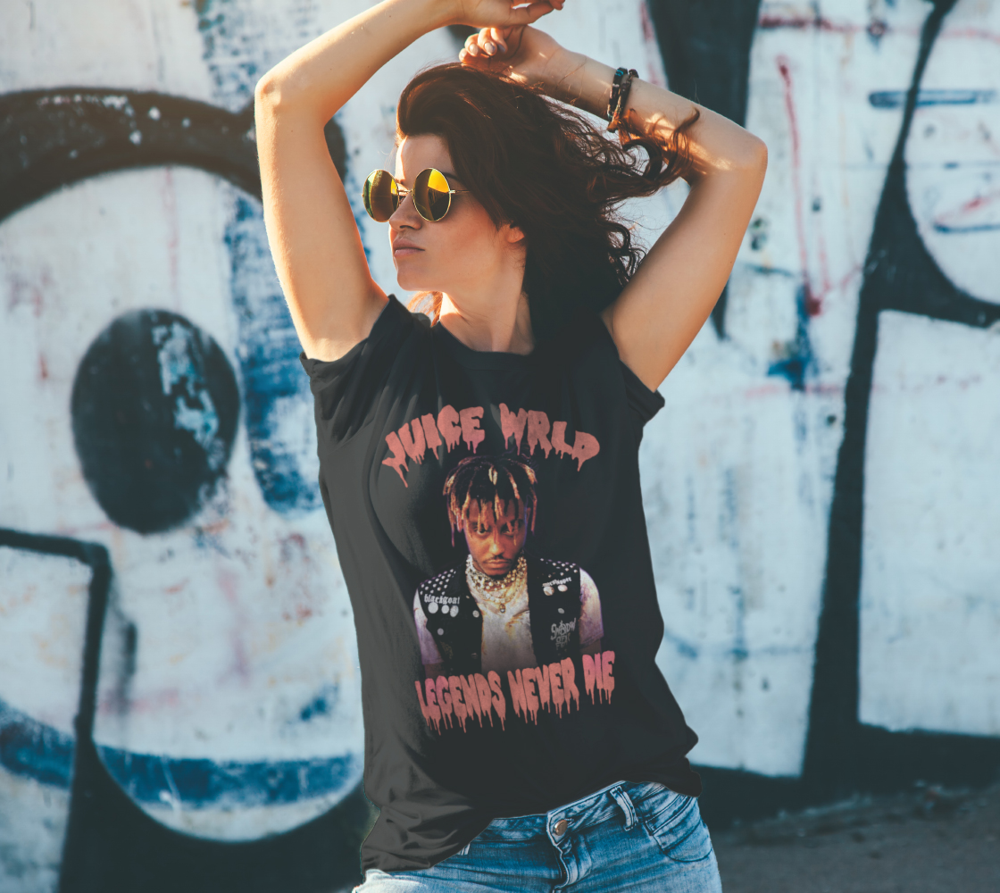 Juice WRLD - Legends Never Die, Vintage Bootleg Rap Inspired