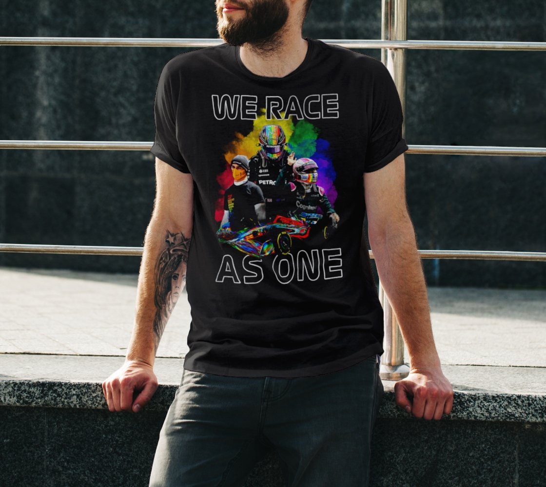 bekendtskab Lade være med coping Formula 1 - We Race As One - Vintage Inspired Pride LGBTQ+ Shirt – GPS  Vintage Design