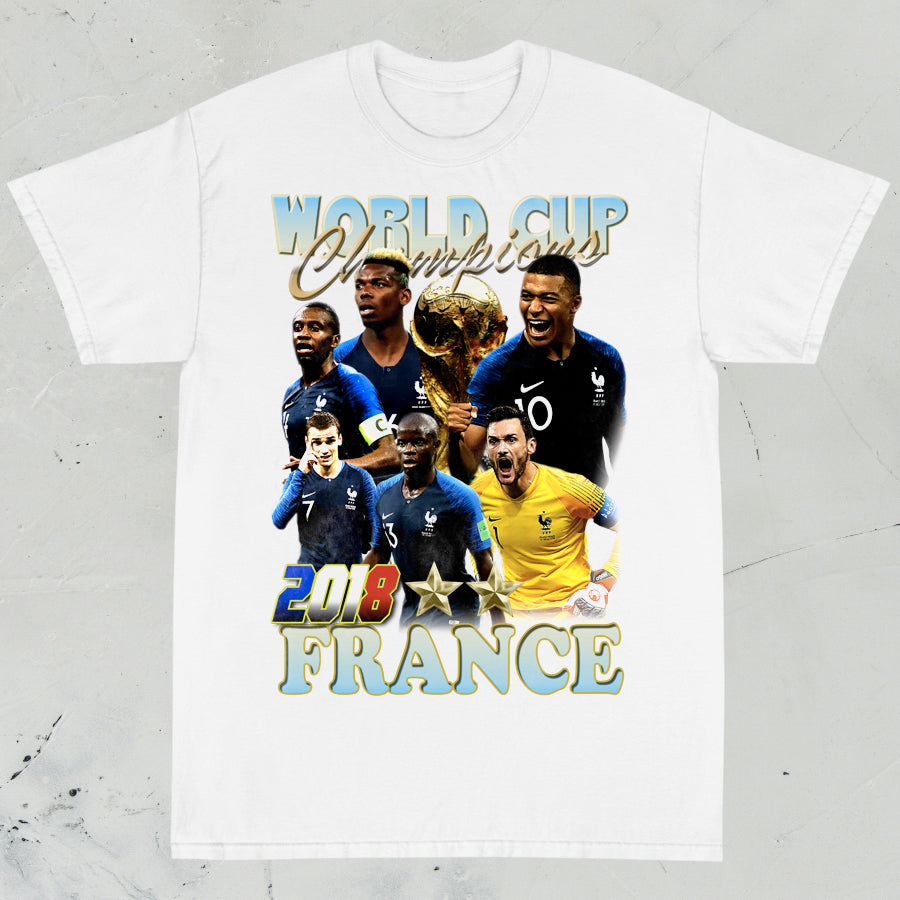 France 2018 World Cup - Vintage Inspired Soccer T-Shirt – GPS Vintage Design