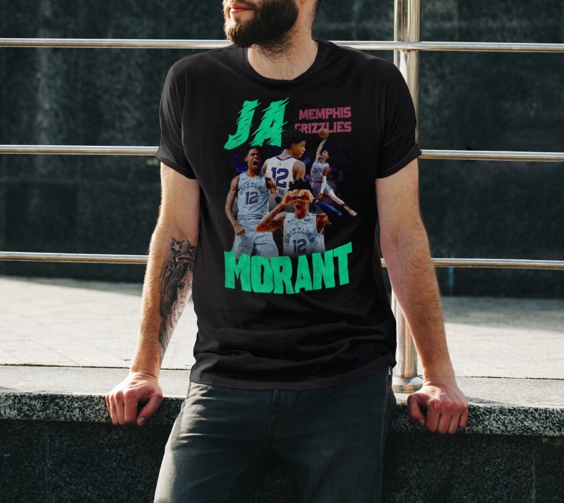 Ja Morant T-Shirt, Memphis Grizzlies Basketball, Ja Morant