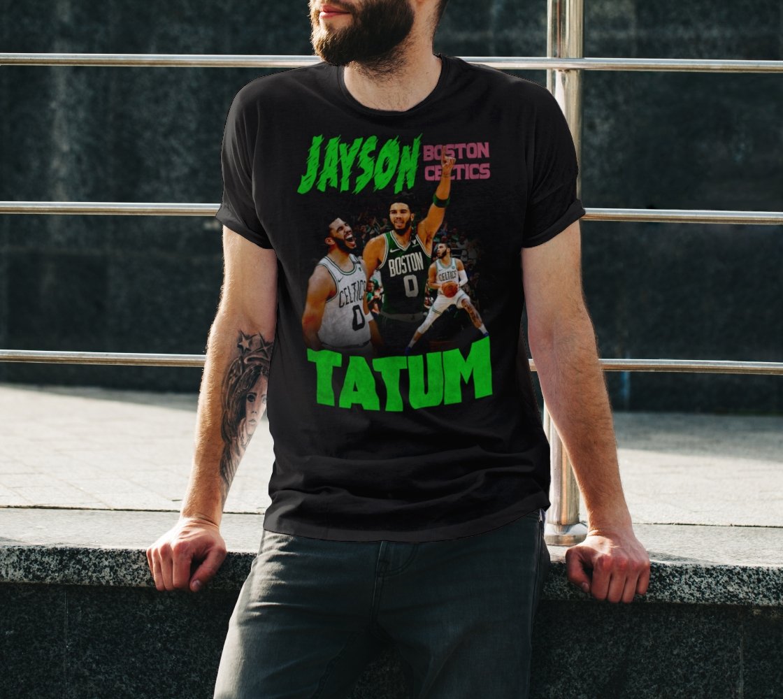 Jayson Tatum Boston Celtics Vintage T-Shirt - Listentee