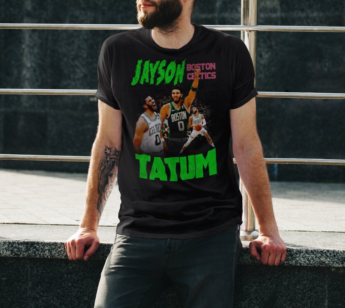 Vintage NBA Player Jayson Tatum Boston Celtics Tee Shirt, Jayson