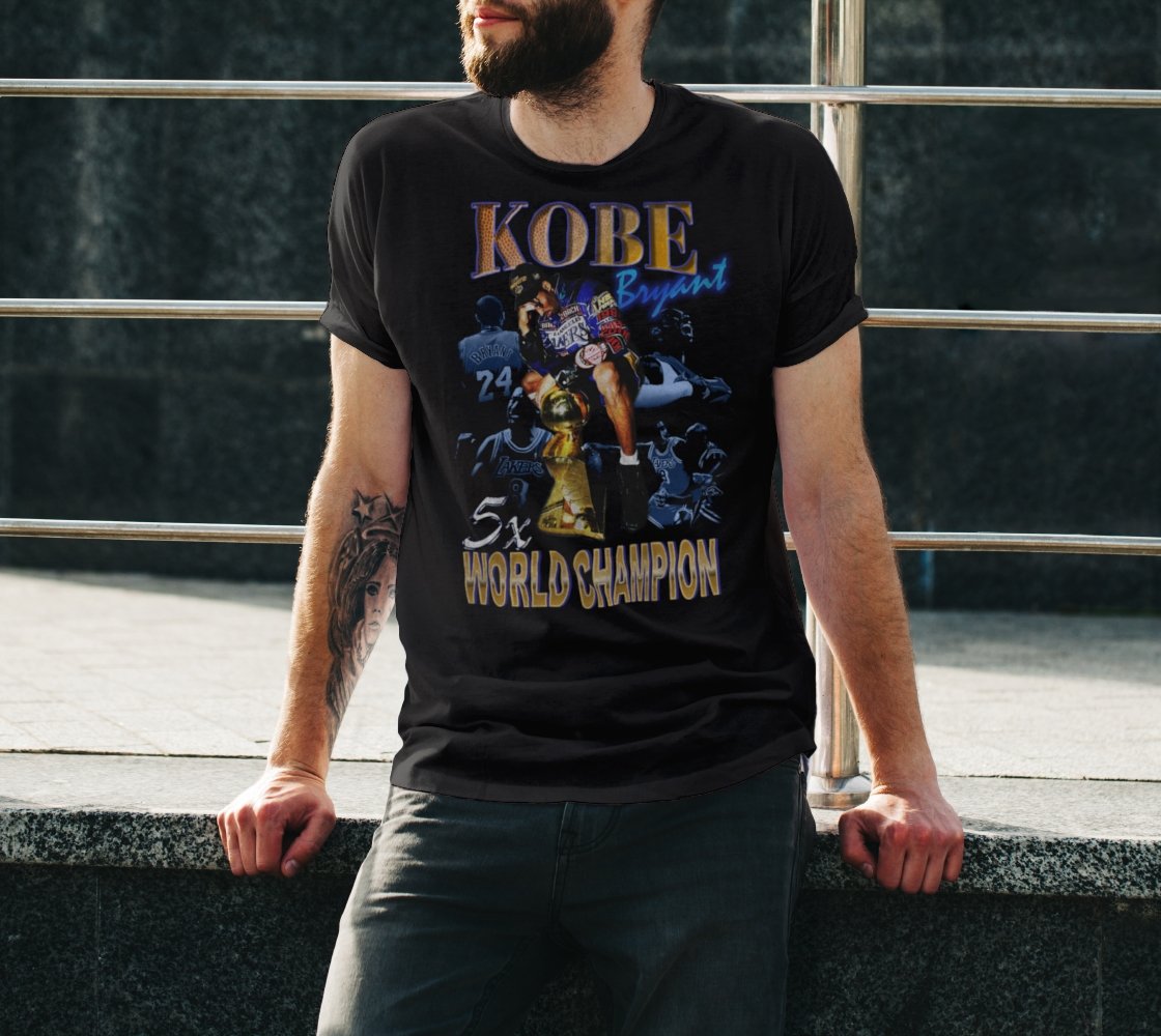 Kobe Bryant - Los Angeles Lakers - Vintage Inspired Bootleg Tee