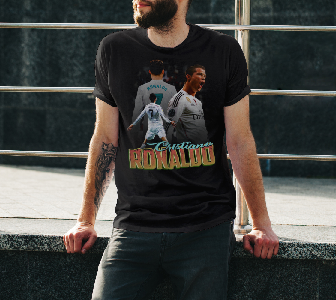 Cristiano Ronaldo CR7 - Soccer Legend T-Shirt – GPS Vintage Design