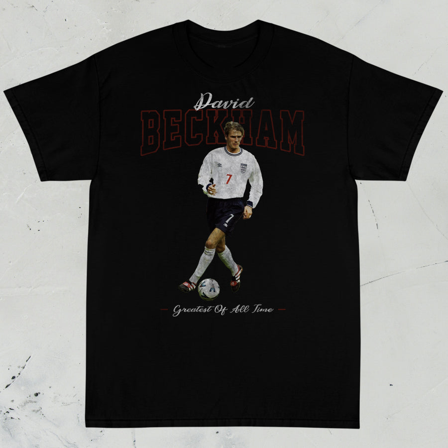 David Beckham - England Soccer G.O.A.T Edition - Vintage T
