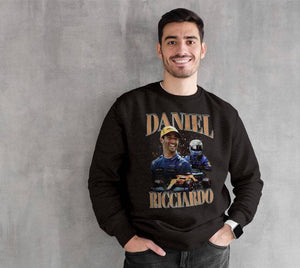 Daniel Ricciardo - Mclaren Racing Crewneck SweaterGPS Vintage Design