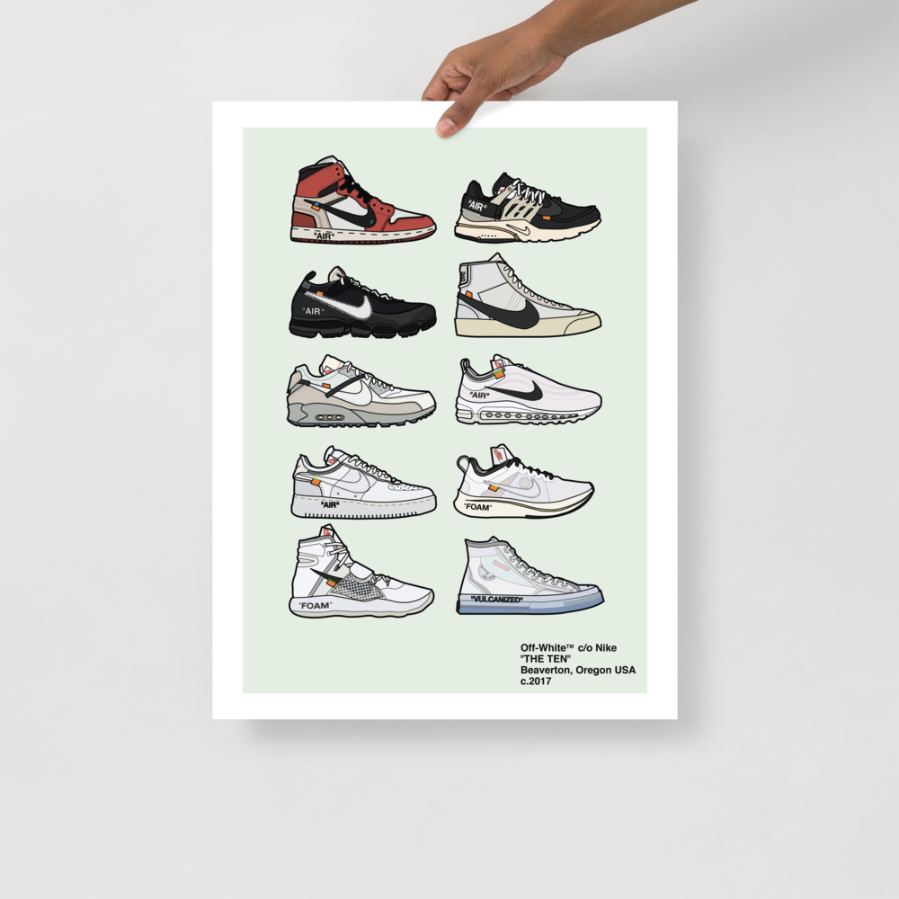 Nike "The Ten" - Sneaker Poster