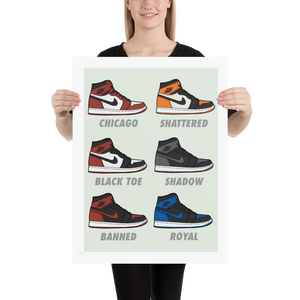 Jordan: The Iconic Ones - Sneaker Poster