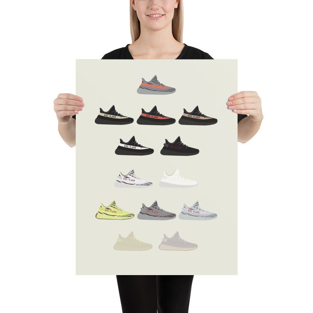 Yeezy Yeezy Yeezy - Sneaker Poster