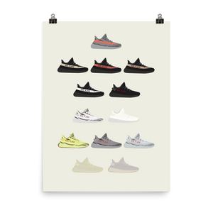 Yeezy Yeezy Yeezy - Sneaker Poster