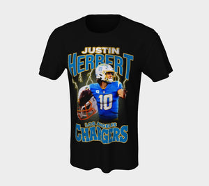 Justin Herbert - Los Angeles Football - GPS Vintage Design