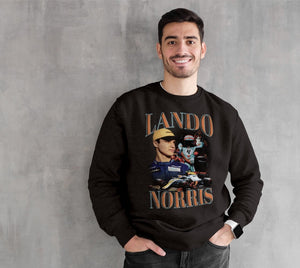 Lando Norris - Mclaren Crewneck Sweater - GPS Vintage Design