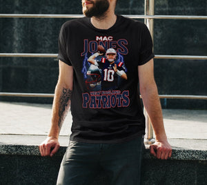 Mac Jones - New England Football - GPS Vintage Design