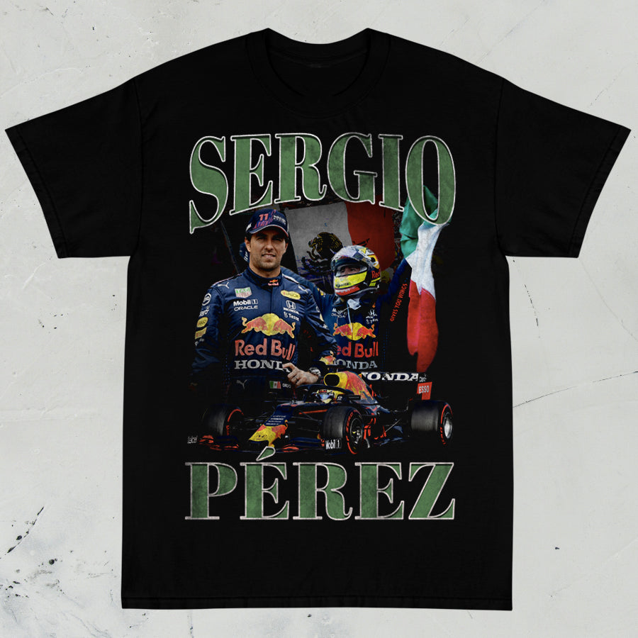Sergio ChecoPerez - Red Bull Racing - Vintage F1 Inspired Shirt – GPS  Vintage Design